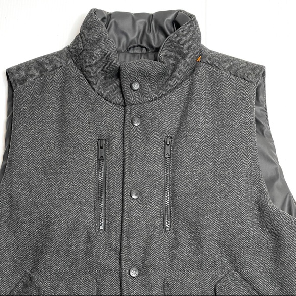 State Vintage Rogue Apparel wooly leather lined vest  Unisex size Large - Picture 2 of 14